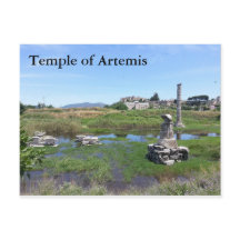 Postal del Templo de Artemis
