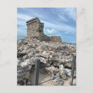 Postal del templo maya de Ixchel México