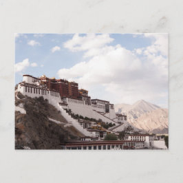 Postal del Tíbet del Palacio Potala