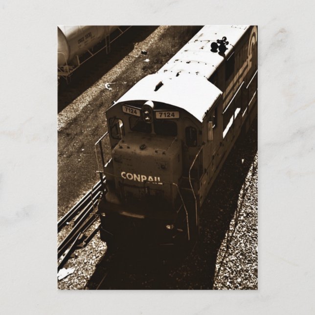 Postal del tren (Anverso)