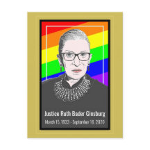 Postal del Tribunal Supremo Ruth Bader Ginsburg