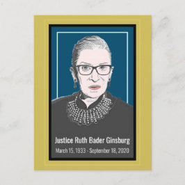 Postal del Tribunal Supremo Ruth Bader Ginsburg
