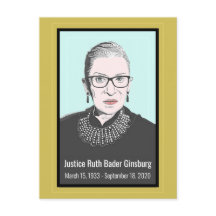 Postal del Tribunal Supremo Ruth Bader Ginsburg
