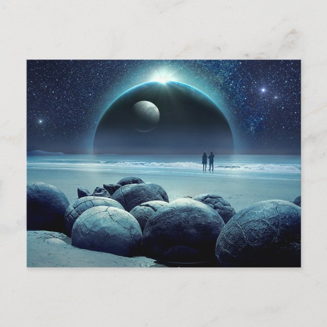 postal del universo de fantasía (Anverso)