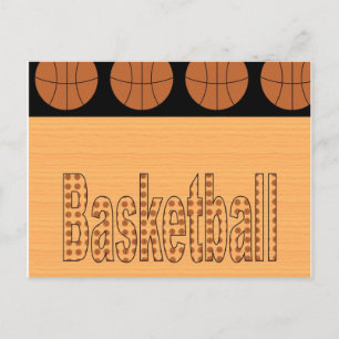 Postal del ventilador de baloncesto