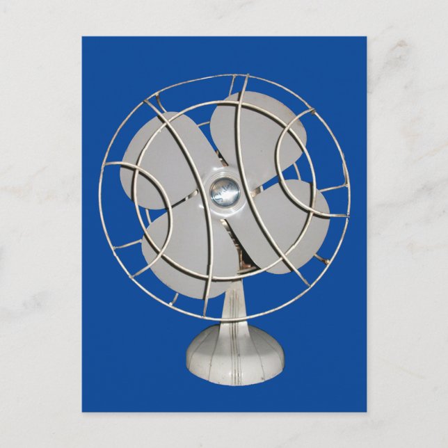 Postal del ventilador retro-eléctrico (Anverso)