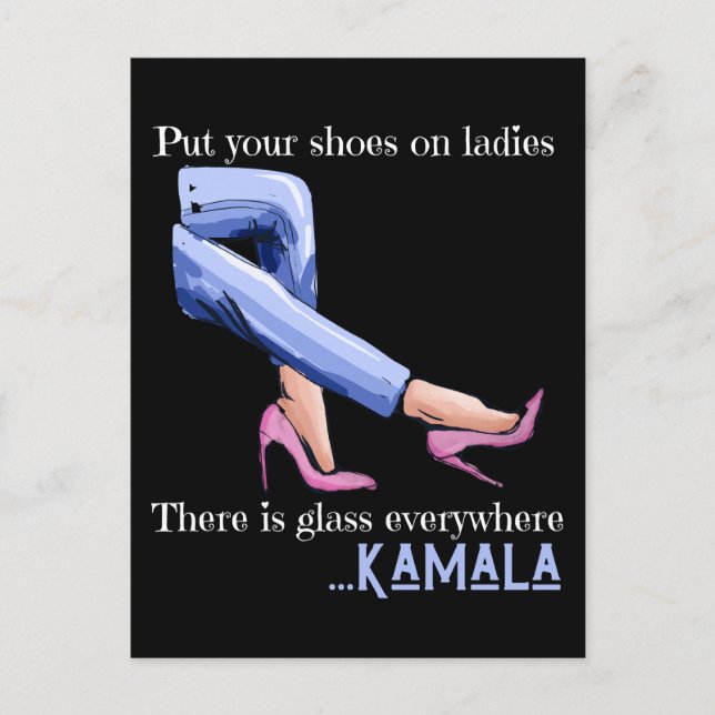 Postal Del Vicepresidente Al Presidente Kamal Harris 2024 (Anverso)