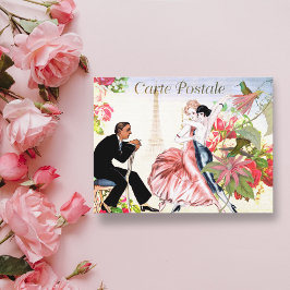 Postal del Viejo Hummingbird Paris Tango