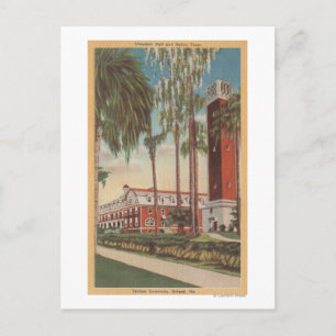Postal Deland, Florida - Vista de la Universidad Stetson