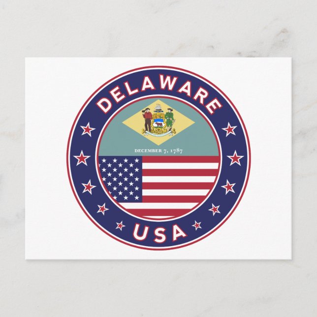 Postal Delaware (Anverso)