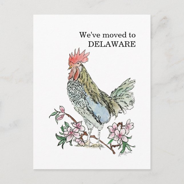Postal Delaware (Anverso)