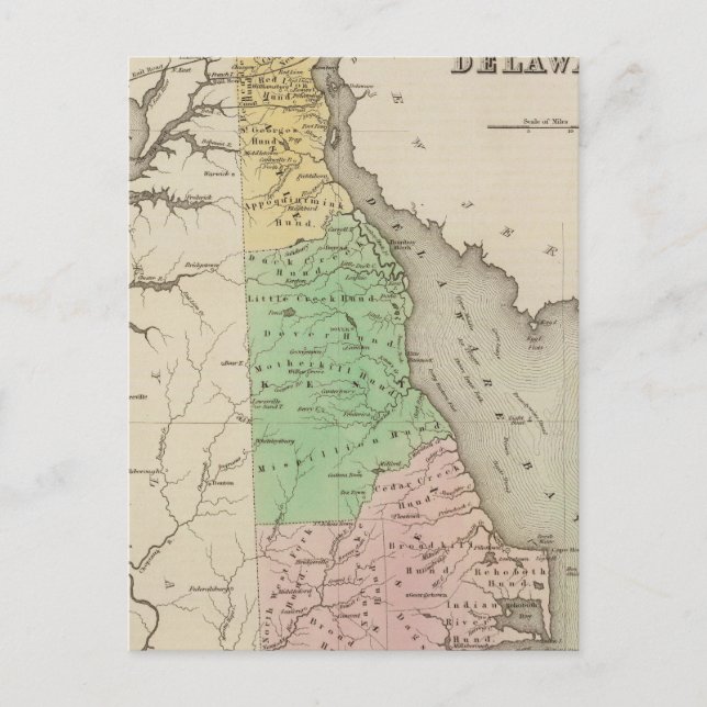 Postal Delaware 6 (Anverso)