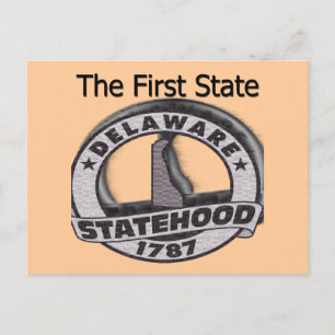 Postal Delaware El Primer Estado