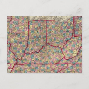 Postal Delaware, Illinois, Indiana e Iowa