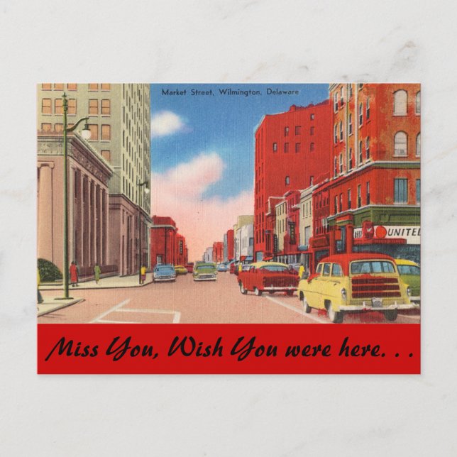 Postal Delaware, Market Street (Anverso)