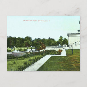 Postal Delaware Park, Buffalo 1910 Vintage