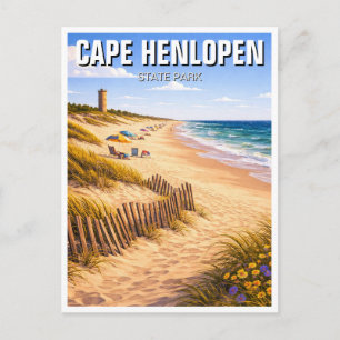 Postal Delaware Parque Estatal Cabo Henlopen