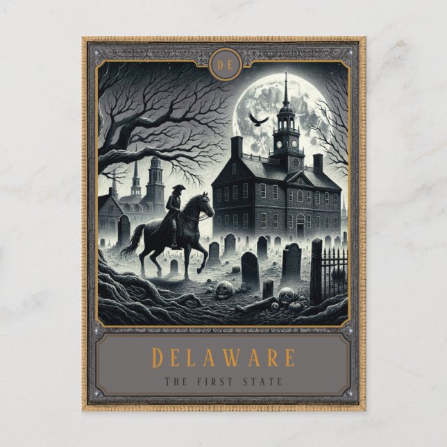 Postal Delaware | Postcarta de arte gótico (Anverso)