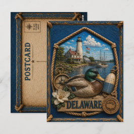 Postal Delaware Viajes Antiguos