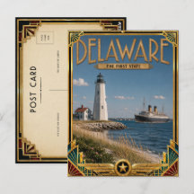 Delaware Vintage Art Deco Edad de Oro