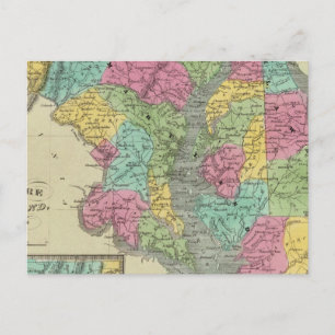 Postal Delaware Y MaryLand