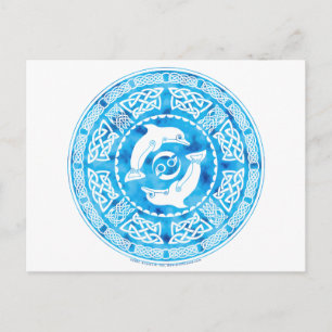 Postal Delfín celta