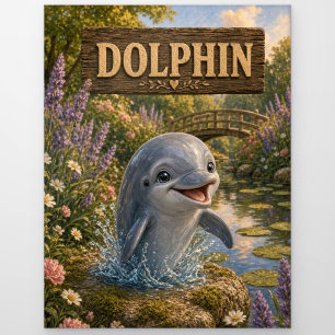 Postal Delfín Cuaderno Infantil Historia Guardería Animal
