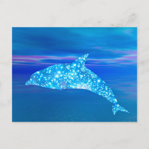Postal delfín de estrella