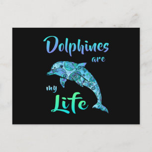 Postal Delfín Delfines Océano Mar Pez Animal Regalo Diver