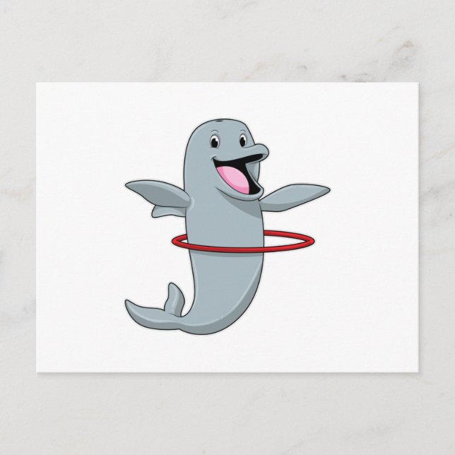 Postal Delfín en la formación de resistencia con neumátic (Anverso)