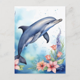 Postal Delfín marino