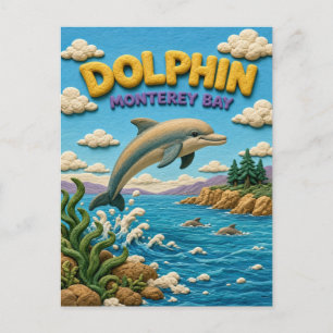 Postal Delfín Monterey Bay Modern KlayKoo
