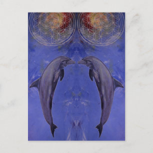 Postal delfines