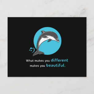 Postal Delfines Delfín Océano Mar Pez Animal Regalo Diver