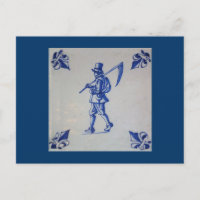 Delft Blue Tile - Plantilla