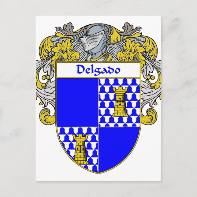 Postal Delgado Coat of Arms (Mantled) (Anverso)