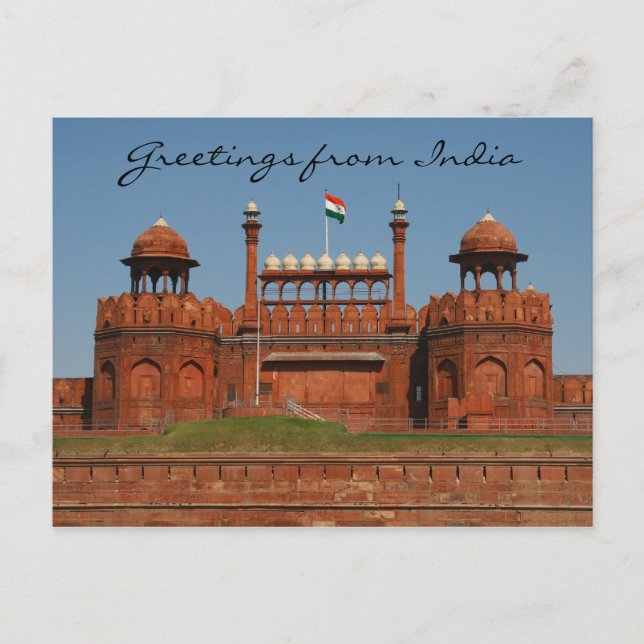 Postal delhi fort (Anverso)