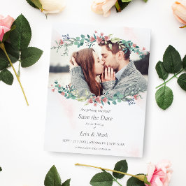 Postal Delicadas y elegantes ramas de flores silvestres d