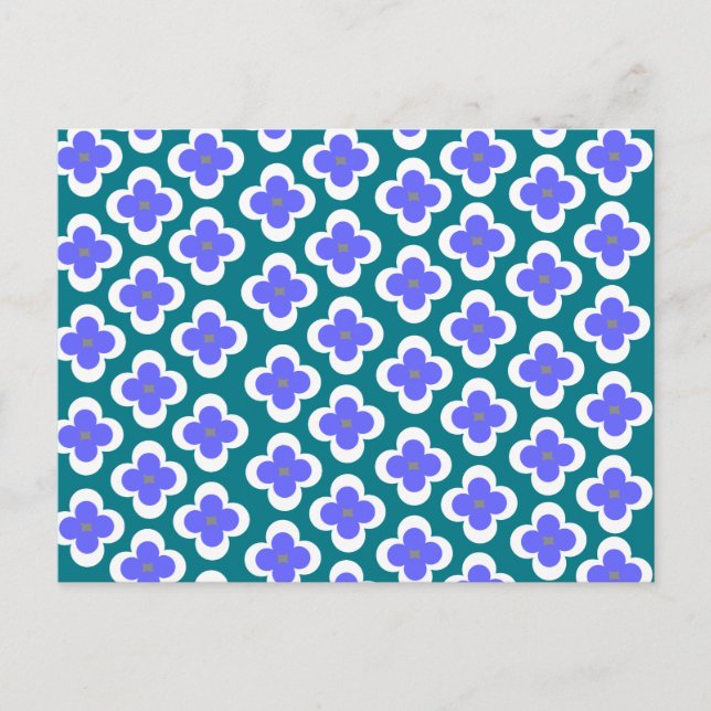 Postal Delicado olvido-me-nots (Anverso)