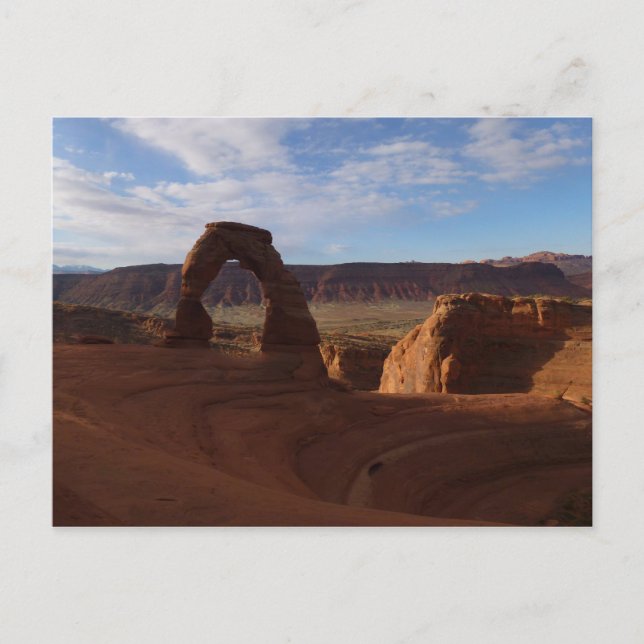 Postal Delicate Arch II en el Parque Nacional Arches (Anverso)