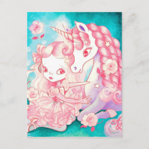 Postal Delicia de Unicornio