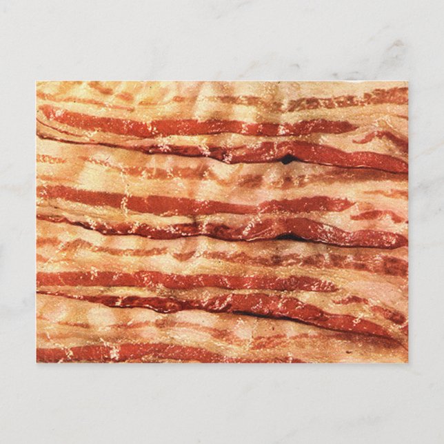 Postal Deliciosa bondad de BACON (Anverso)
