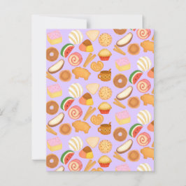 Postal Delicioso Pan Dulce mexicano de pan dulce