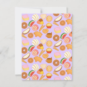 Postal Delicioso Pan Dulce mexicano de pan dulce