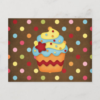 Postal delicioso pastel