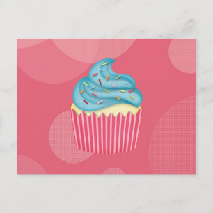 Postal delicioso pastel