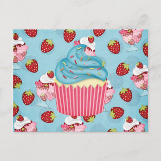 Postal delicioso pastel