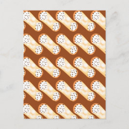 Postal Delicioso postre cannoli