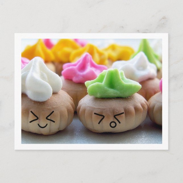Postal deliciosos dulces (Anverso)