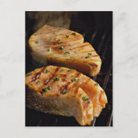 Deliciosos filetes de salmón a la parrilla